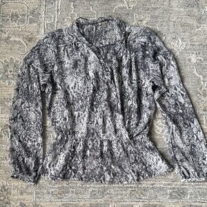 Guess Snake Print Blouse